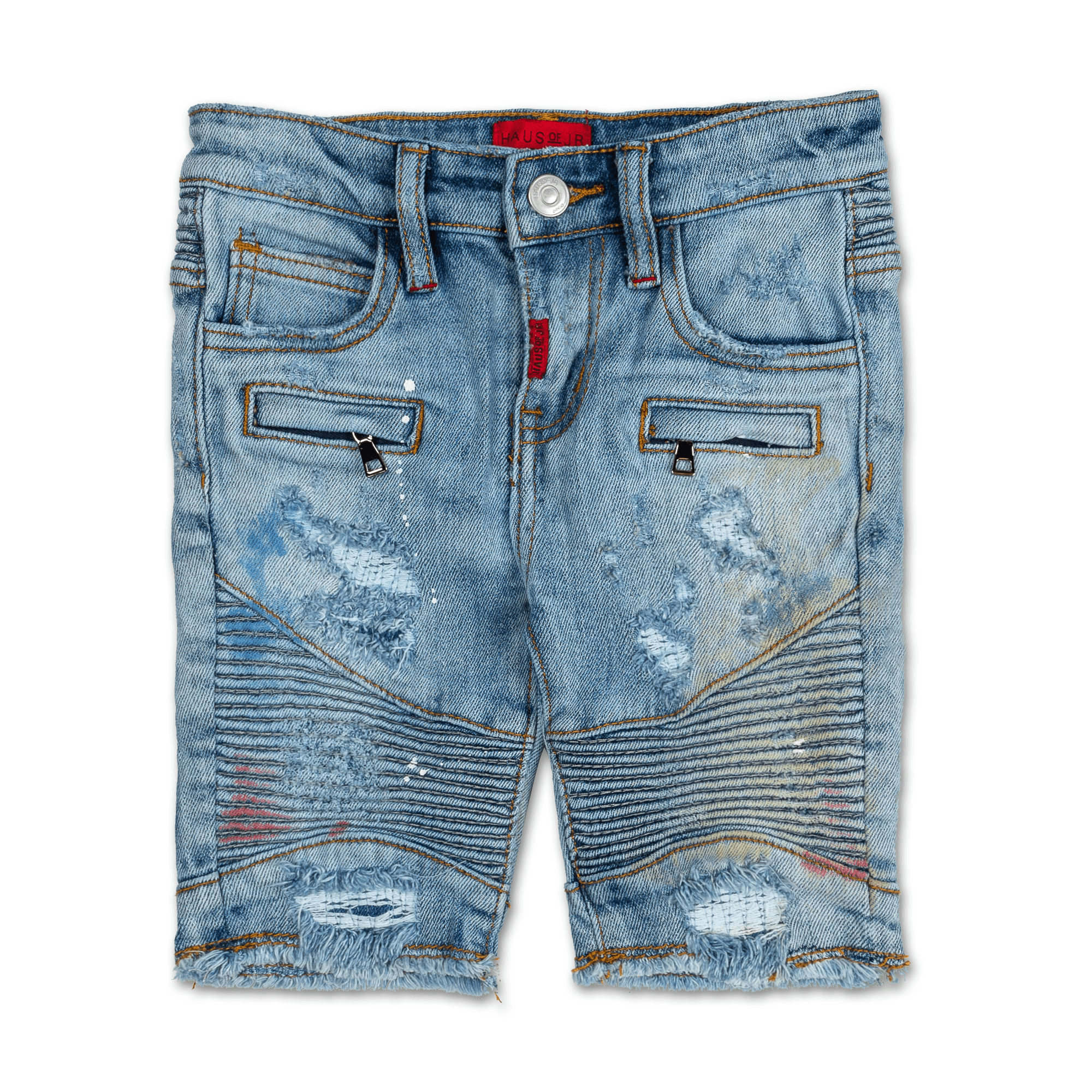 Xander Biker Denim Shorts - Haus of JR