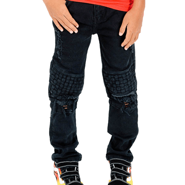 Zanotti Basket Denim (Black) - Haus of JR