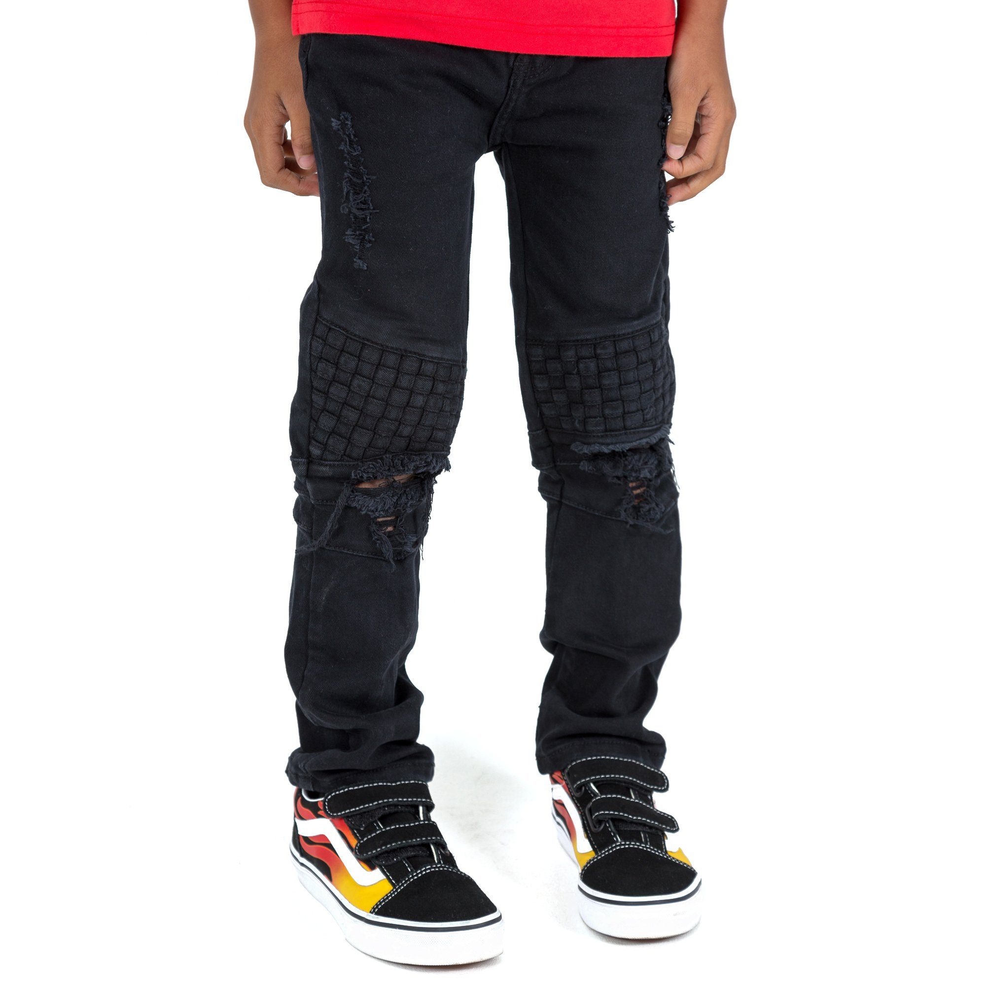 Zanotti Basket Denim (Black) - Haus of JR